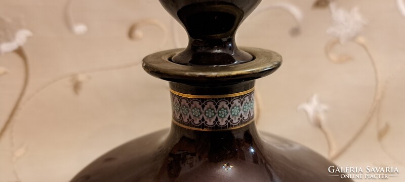 Ritka Altwien porcelán kiöntő, dekanter (M5778)