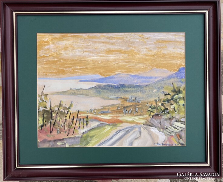 2026 évi TAVASZI ÁRVERÉS! Csáki-Maronyák József - Balatoni táj