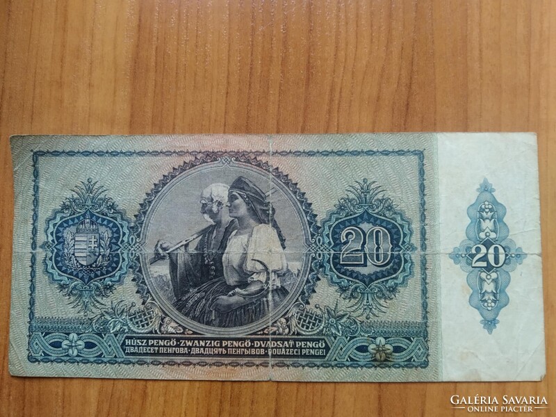 20 Pengő, Húsz Pengő, 1941