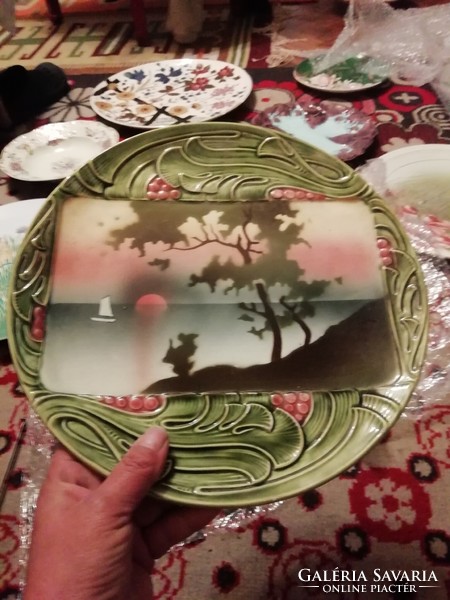 Körmöcbányai 27 cm falitányér Gyűjteményből 8.