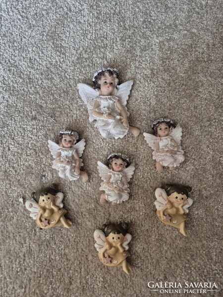 Angyalka hűtőmágnes karácsonyi