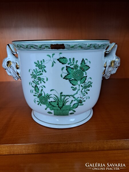 Herendi zöld Apponyi kaspó