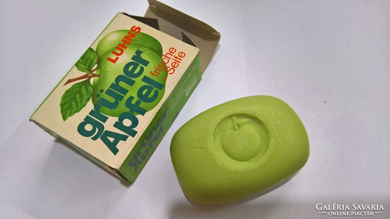 Retro vintage Grüner Apfel zöld alma szappan '80-as évek eredeti állapotában