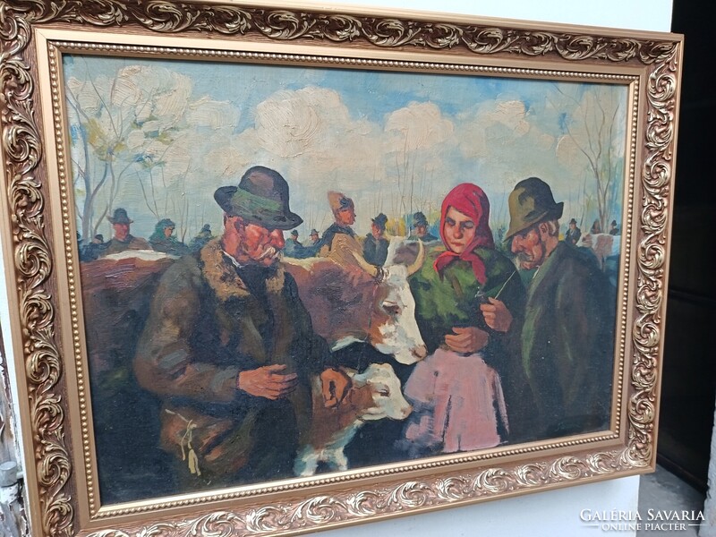 Parobek Alajos Olajfestménye.