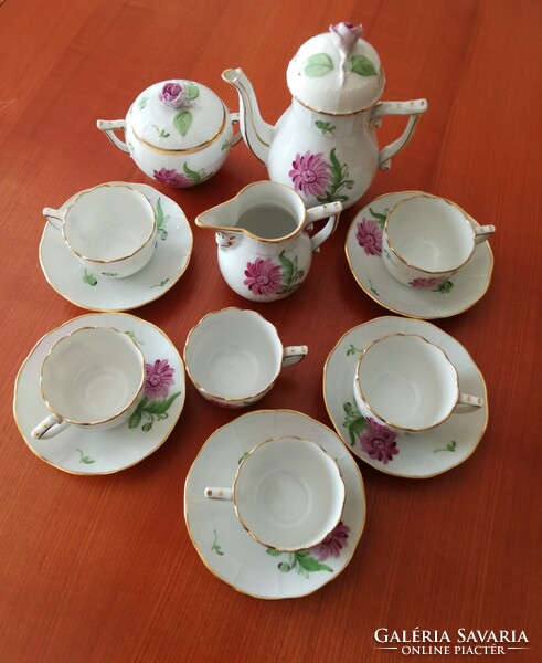 Herendi porcelán Tertia kávéskészlet "RÉGI"!