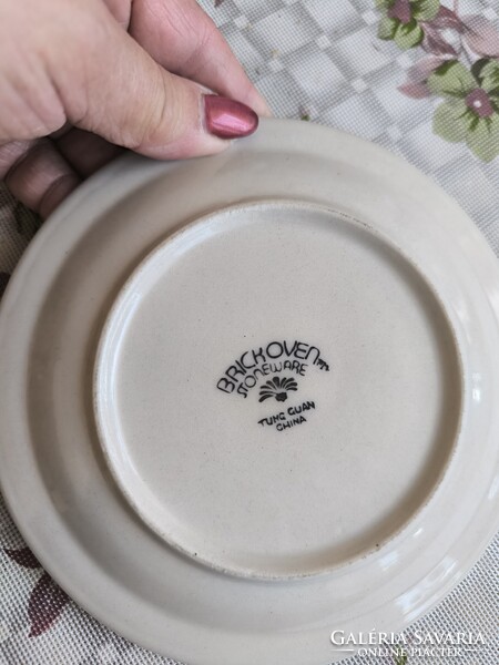 Porcelán kék virágos süteményes tányér eladó!