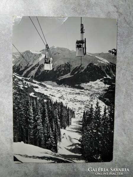 Svájc, Klosters, hegyi libegő, 1250 m, 1970
