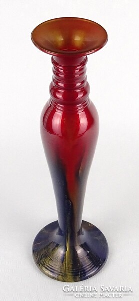 1P864 Nagyméretű üveg váza 30.5 cm