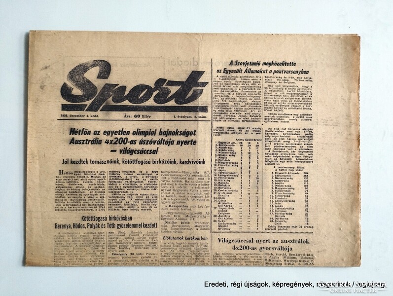 1956 december 4. – Sport – Ssz.: 26560