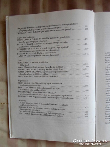 Tanulmányok a transzcendensről 1.: Eksztázis, álom, látomás (Balassi, 1998)