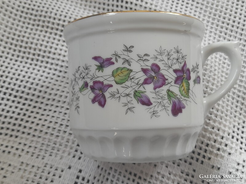 Cseh szoknyás ibolyás bögre