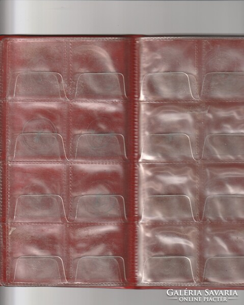 Érme gyűjtő 6 lapos nagyméretű érmékhez