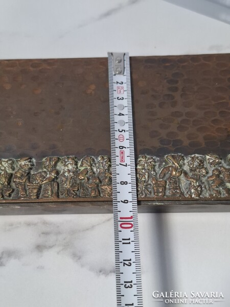 Réz antik ékszeres doboz