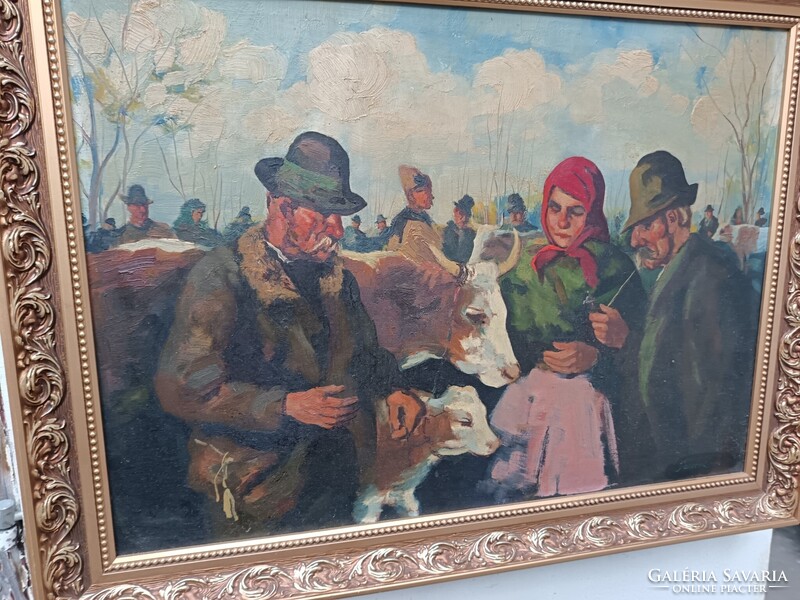 Parobek Alajos Olajfestménye.