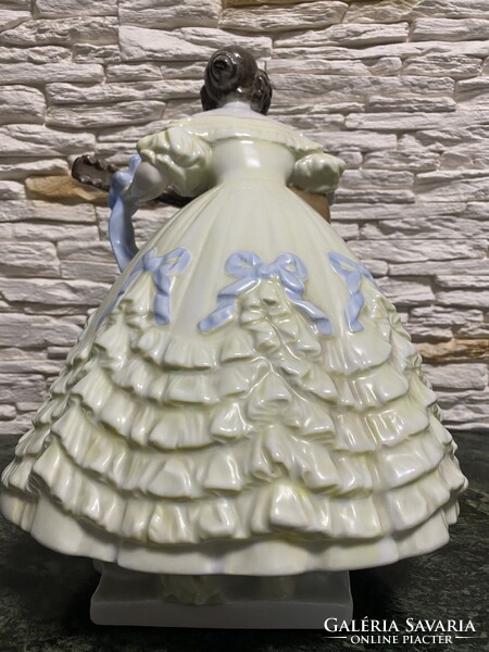 Herendi Antik Sárga Déryné! Hibátlan!