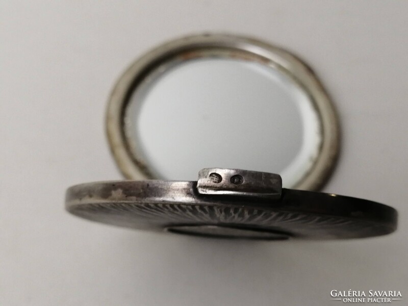 ART DECO EZÜST PÚDERES DOBOZ