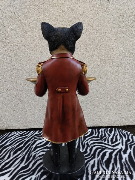 Francia bulldog szobor