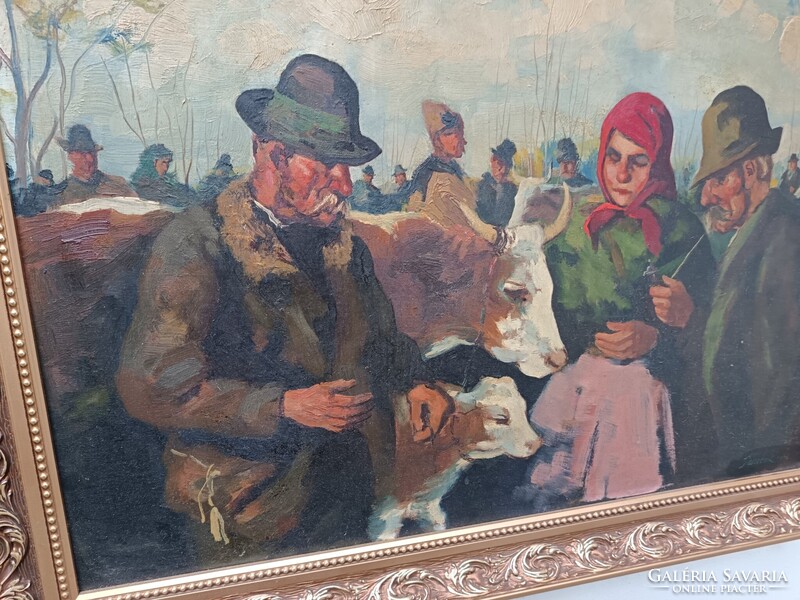 Parobek Alajos Olajfestménye.