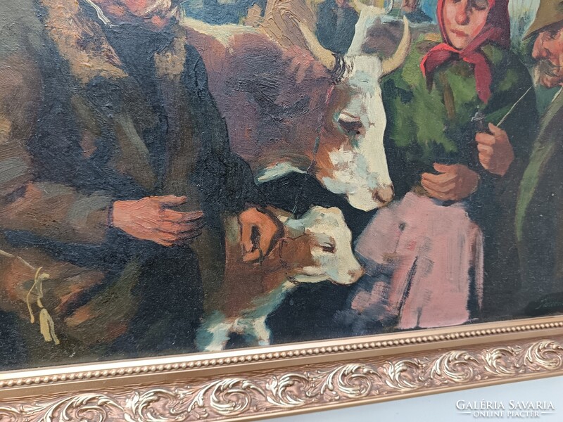 Parobek Alajos Olajfestménye.