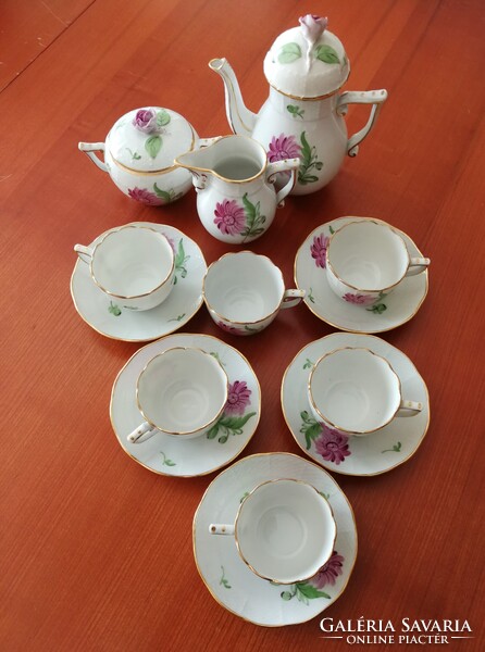 Herendi porcelán Tertia kávéskészlet "RÉGI"!