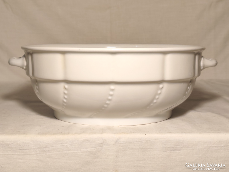 Füles porcelán tál