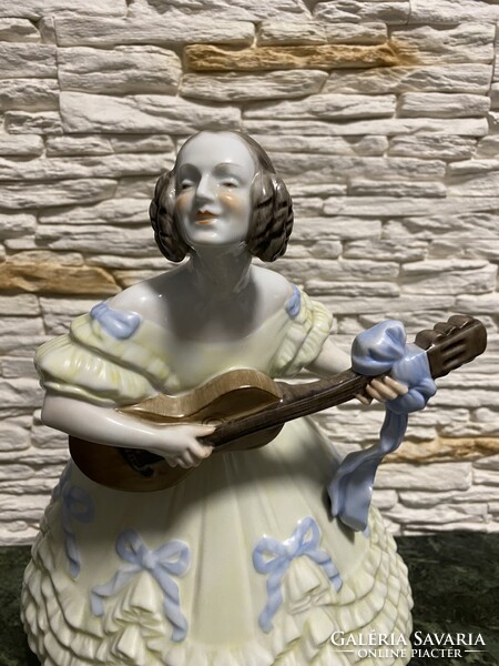 Herendi Antik Sárga Déryné! Hibátlan!