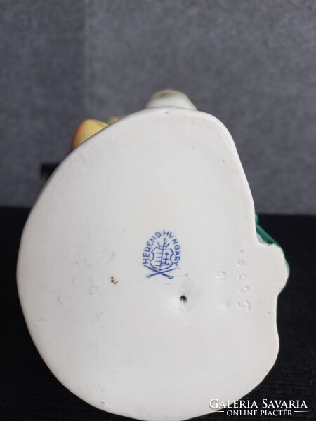 Herendi nagy porcelán papagáj, jelzett, hibátlan