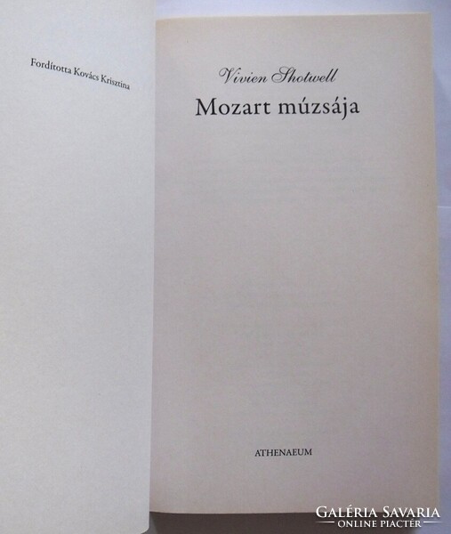 Vivien Shotwell: Mozart múzsája