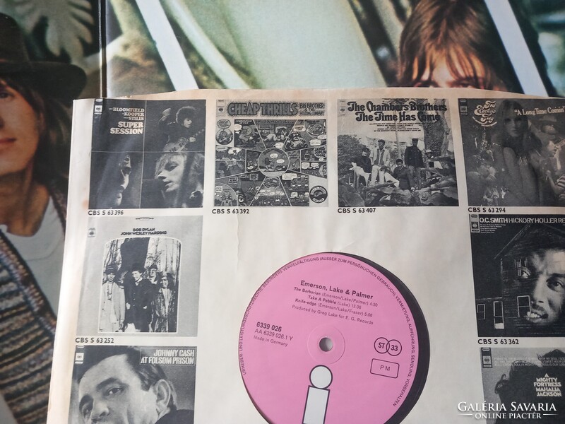 Emerson Lake and Palmer. ELP 1970.  Lp. D.(PINK ISLAND)