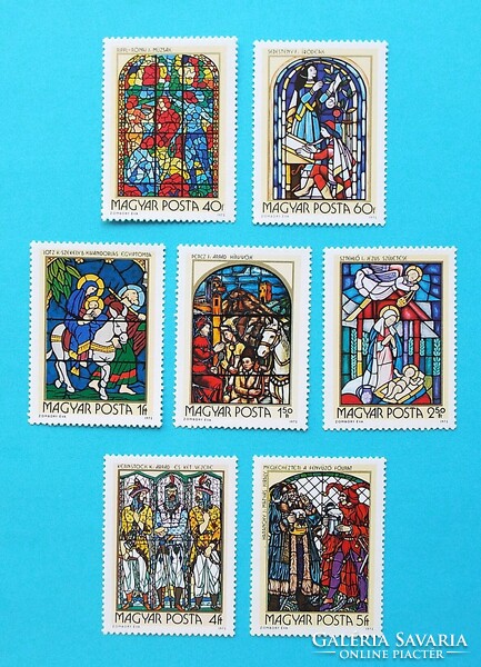 (Z) 1972. Üvegfestmények sor** - (Kat.: 300.-)