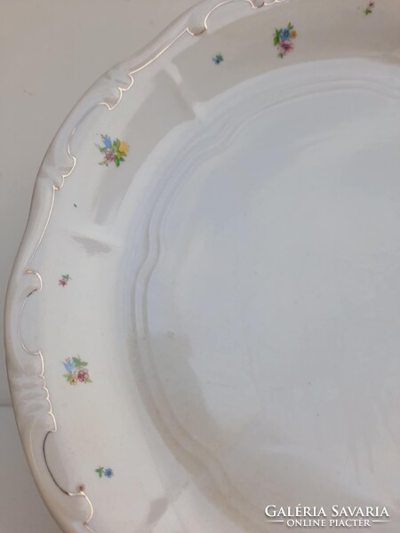 Zsolnay tollazott nagy kerek kinalo-torta tal