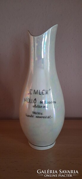 Emlék porcelán váza 1962