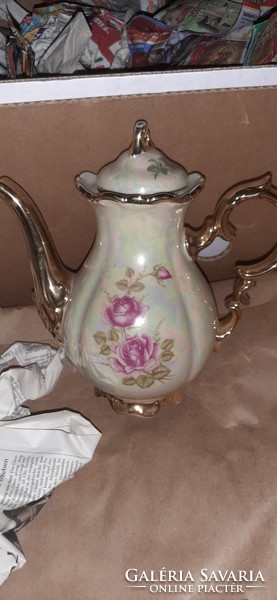 Kiöntő,teáskancsó,Porcelán.