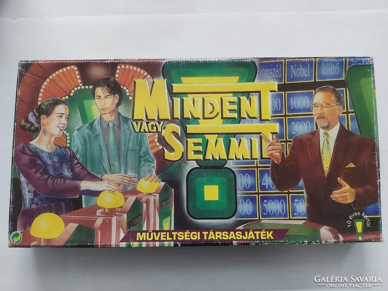 MINDENT VAGY SEMMIT -  Műveltségi társasjáték - retro