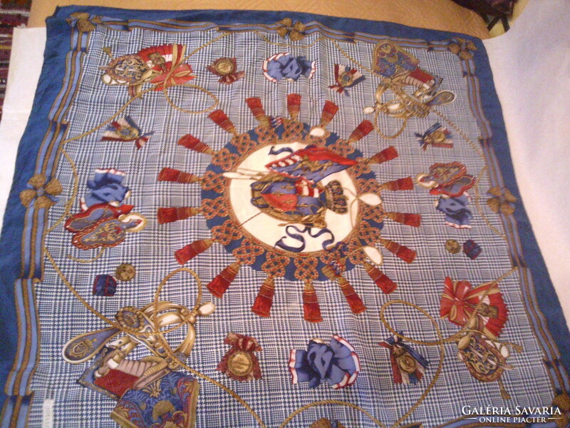 Vintage Codello valódi silk selyemkendő