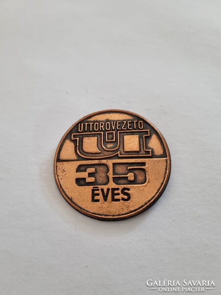 Úttörővezető 35 éves jelvény, kitűző