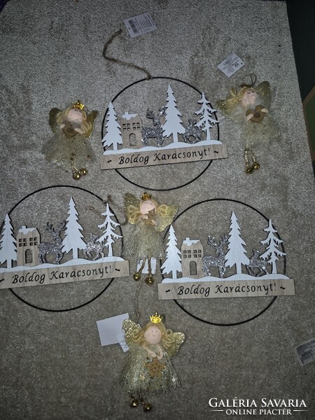 Karácsonyi dekoráció ajtókopogtató