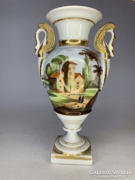 Empire váza jelenettel hattyú fogóval