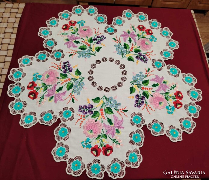 Kalocsai riselt terítő