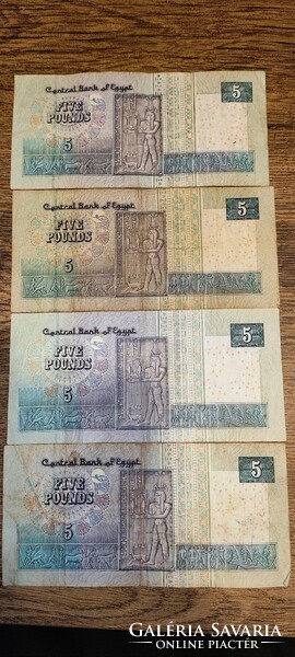 Egyiptom 5 font 4 db egyben