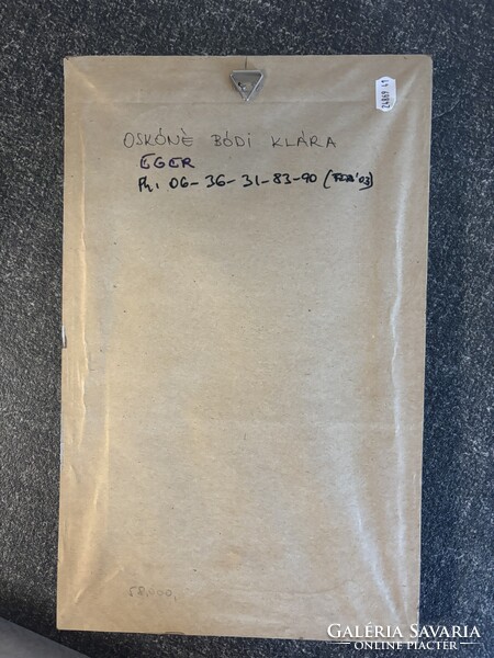 Oskóné Bódi Klára "Madonna gyermekével" tűzzománc