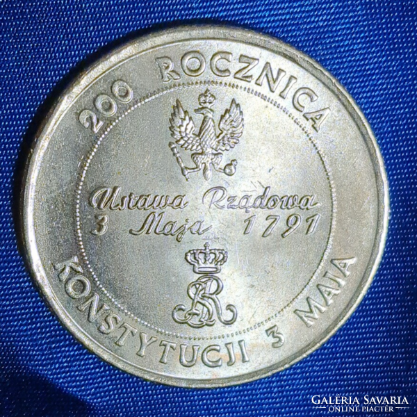 200 éves a Lengyel Alkotmány 1991. 10000  Zloty  Lengyelország (2322)