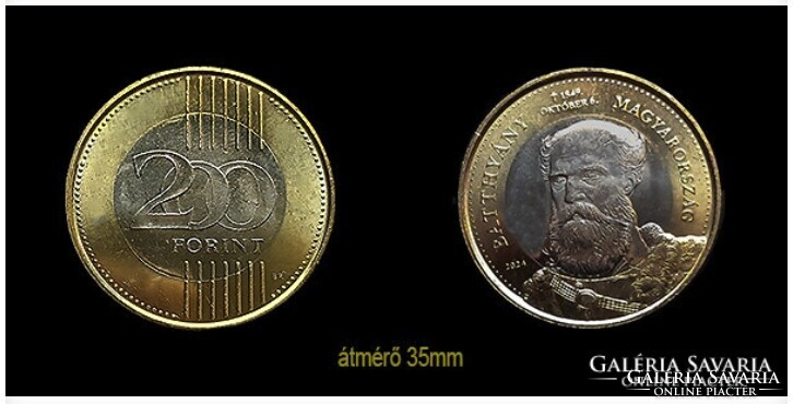 200 FORINT - BATTHYÁNY EMLÉK - PORTRÉ VERETTEL -2024