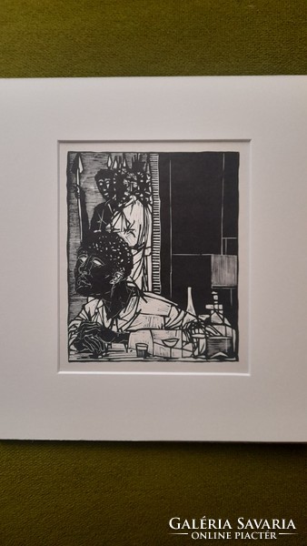 Kondor Béla fametszet 2