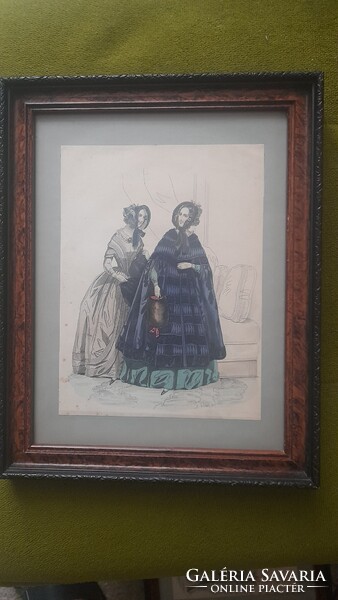 1860 ban készült divatkép 2