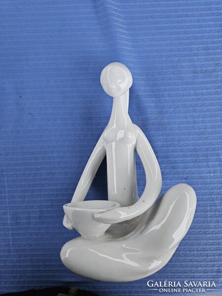 Drasche Lány Tállal Ritka fehérben!