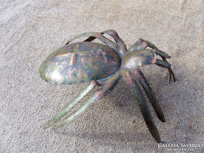 Régebbi dísztárgy réz pók