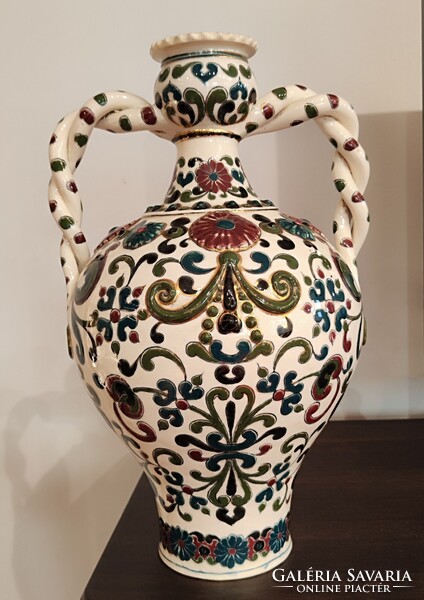 Ritka Zsolnay vàza 1875
