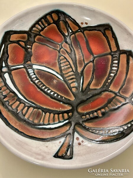 Krajtsovits Margit falitányér 32cm átmérőjű