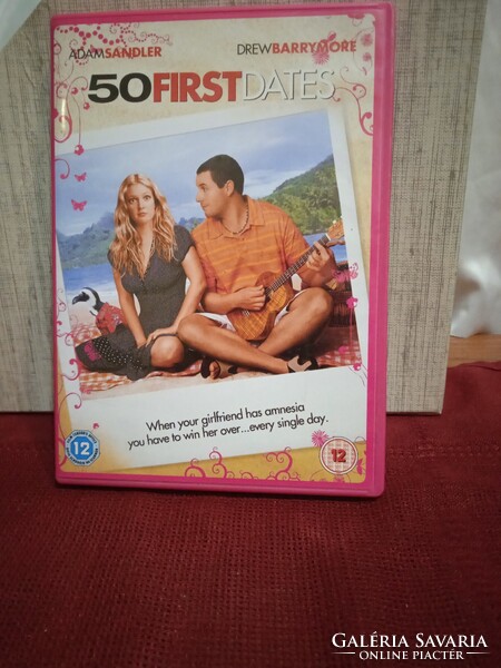 Drew Barrymore and Adam Sandler in First 50 Dates on DVD in good condition